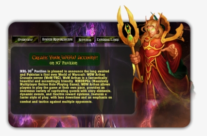 World Of Warcraft - Mythology, HD Png Download, Transparent PNG