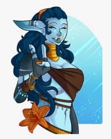 Wow Female Troll Art, HD Png Download, Transparent PNG