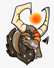 Horns The Bull-dragon Headshot - Cartoon, HD Png Download, Transparent PNG