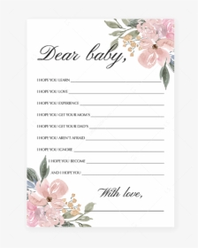 Whimsical Baby Wishes Card For Girl By Littlesizzle - Advice For The Parents, HD Png Download, Transparent PNG