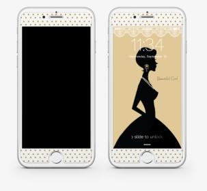 Transparent Smart Phone Png - Iphone 7 Image Silhouette, Png Download, Transparent PNG