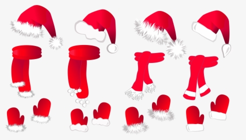 Stick Family With Santa Hats Clipart - Santa Claus, HD Png Download, Transparent PNG