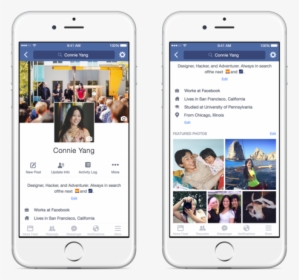 Facebook Revamped Profiles - Put Featured Photos On Facebook, HD Png Download, Transparent PNG