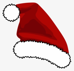 Hats Clipart Santas - Santa Hat Clipart, HD Png Download, Transparent PNG