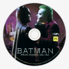 Batman Dvd Disc Image - Batman 1989 Dvd Disc, HD Png Download, Transparent PNG