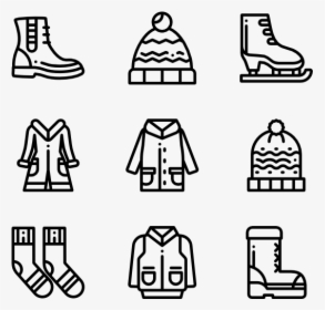 Free Wear Cliparts Download - Man In Winter Clothes Clipart, HD