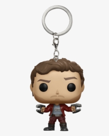 Guardians Of The Galaxy 2 Star-lord Pop Keychain - Star Lord Funko Pop Keychain, HD Png Download, Transparent PNG
