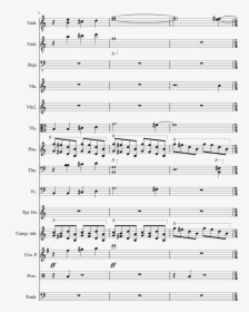 Batman 1989 Opening Theme Sheet Music Composed By Danny - War Hypnotic Brass Ensemble Sheet Music Trumpet, HD Png Download, Transparent PNG