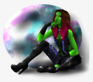Gamora   love This Gal - Desenhos De Gamora Marvel, HD Png Download, Transparent PNG