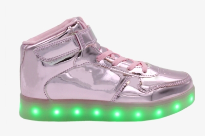 Galaxy Led Shoes Light Up Usb Charging High Top Women’s - Walmart Light Up Shoes, HD Png Download, Transparent PNG
