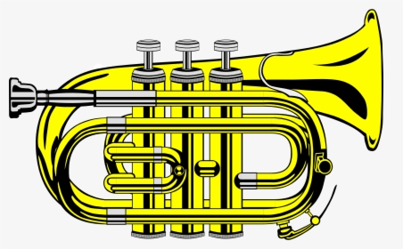 Transparent Trumpets Png - Pocket Trumpet In Clip Art, Png Download, Transparent PNG