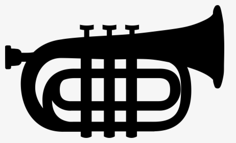 Trumpet Clipart Free Download Clip Art On - Baritone Clipart, HD Png Download, Transparent PNG