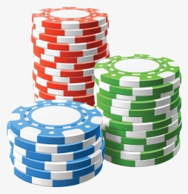 Poker Chips Png Image - Stacked Poker Chips Clip Art, Transparent Png, Transparent PNG