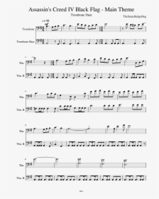 Trombone Music Sheet Assassins Creed, HD Png Download, Transparent PNG