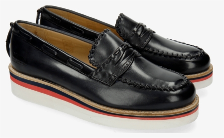 Loafers Kelly 20 Navy Justin White - Slip-on Shoe, HD Png Download, Transparent PNG