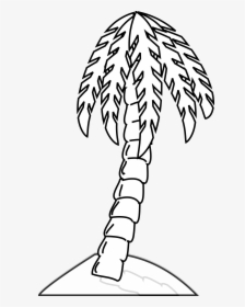 Panda Free Images - Palm Tree Black And White Clipart Png, Transparent Png, Transparent PNG