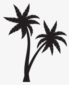 Palm Clipart Black And White, HD Png Download, Transparent PNG
