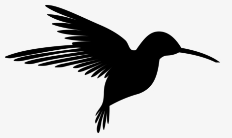 Animal, Bird, Flying, Hummingbird, Silhouette, Svg - Silhouette Hummingbird Clipart, HD Png Download, Transparent PNG