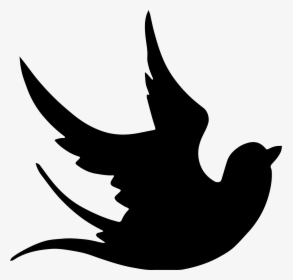 Transparent Sparrow Silhouette Png - Dove Silhouette Transparent Background, Png Download, Transparent PNG