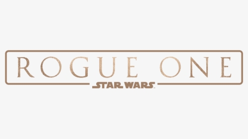 Star Wars Rogue One Title Logo Treatment Transparent - Rogue One A Star Wars Story Logo, HD Png Download, Transparent PNG
