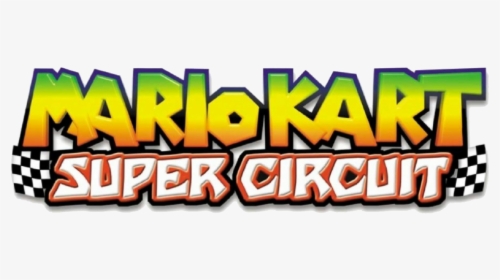 Download Super Mario Kart Png File For Designing Purpose - Mario Kart Super Circuit Logo, Transparent Png, Transparent PNG