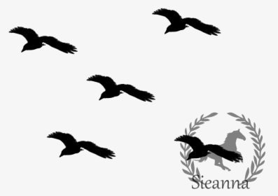Transparent Sparrow Silhouette Png - Black Birds Clip Art, Png Download, Transparent PNG