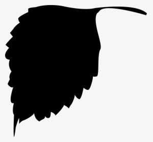 Free Vector Leaves Silhouette At Getdrawings - Vector Of Leaves Black And White Png, Transparent Png, Transparent PNG