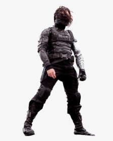 Winter Soldier Png - Winter Soldier Costume Evolution, Transparent Png, Transparent PNG