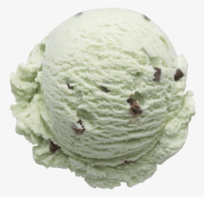 Mint Choc Chip - Mint Chocolate Chip Ice Cream Scoop, HD Png Download, Transparent PNG