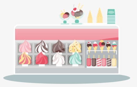Ice Cream Shop Banner, HD Png Download, Transparent PNG