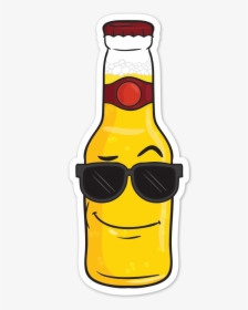 Transparent Summer Emoji Png - Beer Bottle Emoji, Png Download, Transparent PNG