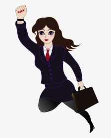Clipart Boss Lady - Businesswoman Clipart, HD Png Download, Transparent PNG