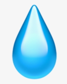 Png Freeuse Teardropemoji Emoji Tear Drop - Iphone Water Drop Emoji, Transparent Png, Transparent PNG