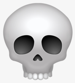 Skull Emoji Png, Transparent Png, Transparent PNG