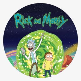 Rick And Morty Logo Png - Rick And Morty Pop Socket, Transparent Png, Transparent PNG