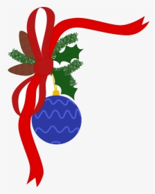 Christmas Ornament Decor Vector Holiday Free Decorations - Holiday Decorations Clip Art, HD Png Download, Transparent PNG