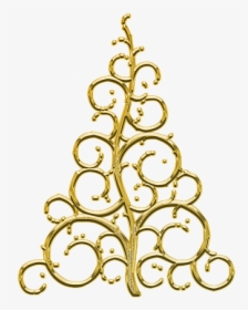 Decor, Element, Golden, Transparent Background - Christmas Ornaments With Transparent Background, HD Png Download, Transparent PNG