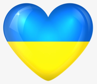 Ukraine Flag Emoji - Heart, HD Png Download, Transparent PNG