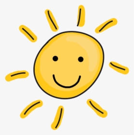 Summer Clipart Happy Smiling - Transparent Background Cute Sun Clipart, HD Png Download, Transparent PNG