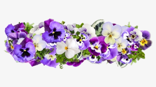 Flowers Decoration Line Of Flowers Free Picture, HD Png Download, Transparent PNG
