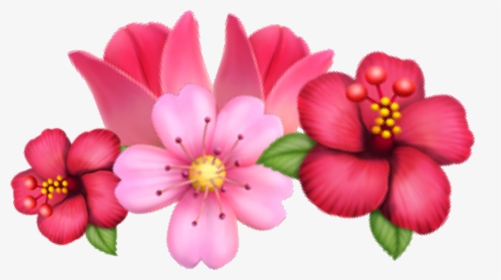 Transparent Cherry Blossom Emoji Png - Rose Android Flower Emoji, Png Download, Transparent PNG