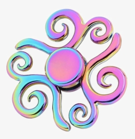 Rainbow Fidget Spinner Png Image With Transparent Background - Cool Fidget Spinner Designs, Png Download, Transparent PNG