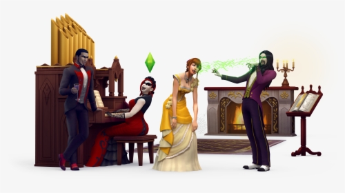 Sims 4 Vampires From Trailer, HD Png Download, Transparent PNG