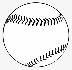 Clip Art Download Pictures - Black And White Softball, HD Png Download, Transparent PNG
