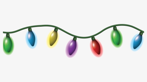 Christmas Lights White Background, HD Png Download, Transparent PNG