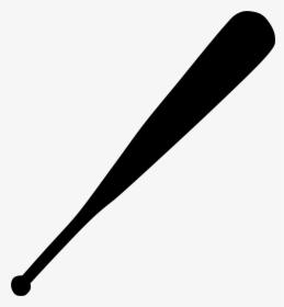 Baseball Bat Clipart Png - Baseball Bat Clipart Black, Transparent Png, Transparent PNG