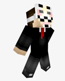 Anonymous Render Png - Minecraft Hacker Skin Png, Transparent Png, Transparent PNG
