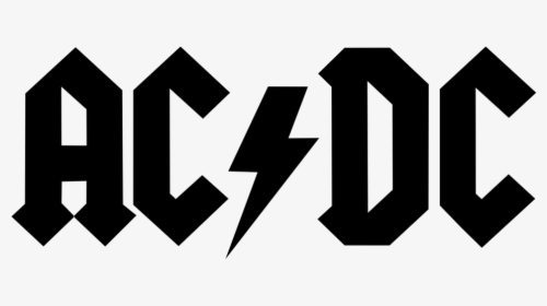 Acdc Logo - Ac Dc Symbol, HD Png Download, Transparent PNG
