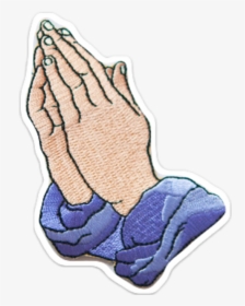 Praying Hands Emoji Clip Art Prayer Emoticon - Praying Hands Emoji Download, HD Png Download, Transparent PNG
