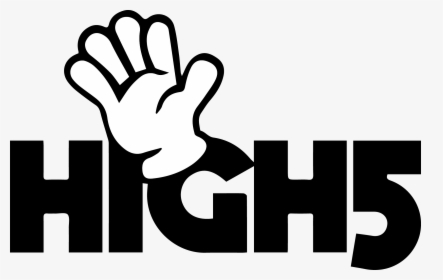 Transparent High Five Emoji Png - Cartoon Hand High Five, Png Download, Transparent PNG